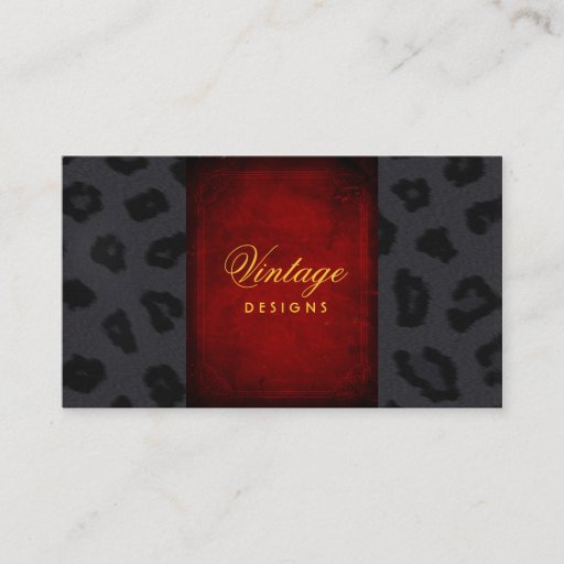 Customizable Vintage Design Business Card