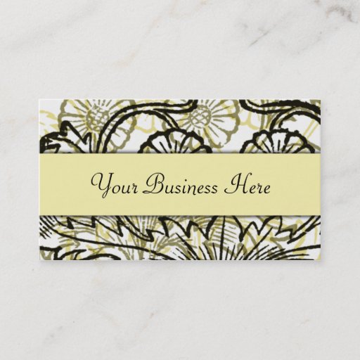 Customizable Vintage Design Business Cards
