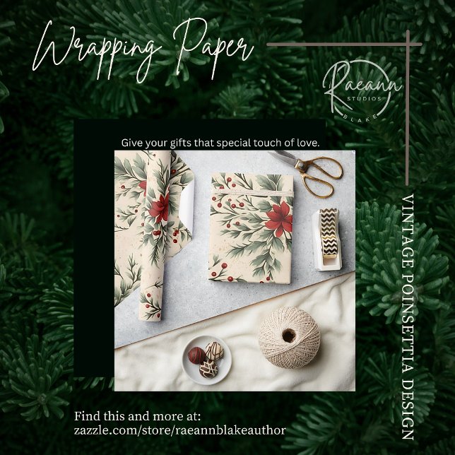 Vintage Design Christmas Wrapping Paper (Creator Uploaded)