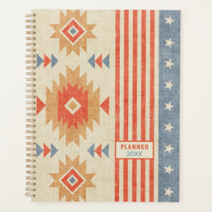 Vintage design in native Americans style. Planner