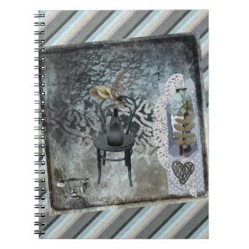 Vintage Design Of Flowers  Vase  Chair  Telephone Notebook by toots1 at Zazzle