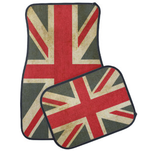 Vintage Design Union Jack British Flag Car Floor Mat