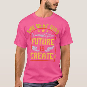 Vintage design wings retro The best way to predict T-Shirt