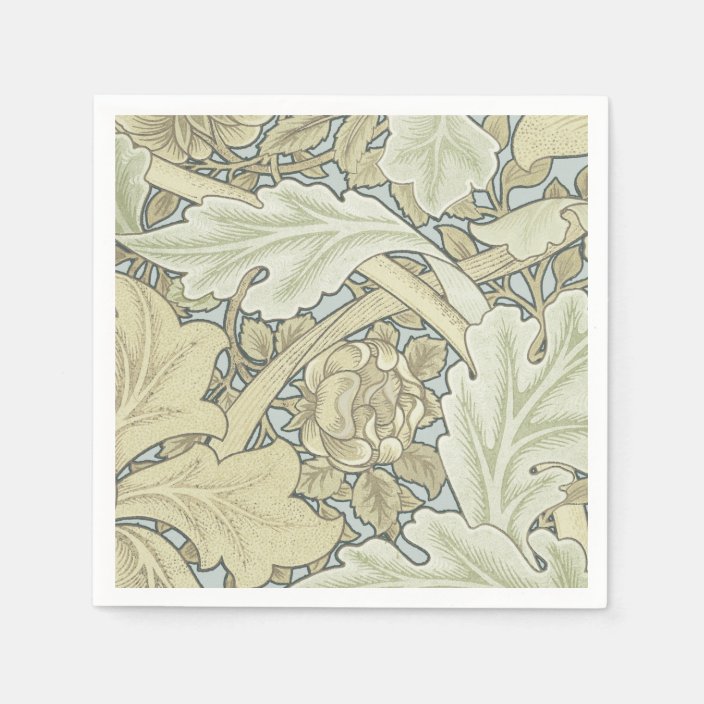 Vintage Designer Art Nouveau Floral Pattern Paper Napkins