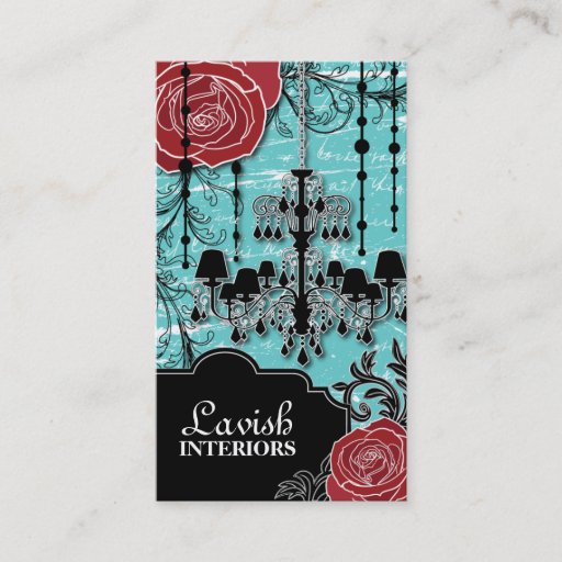 Customizable Vintage Designer Business Cards