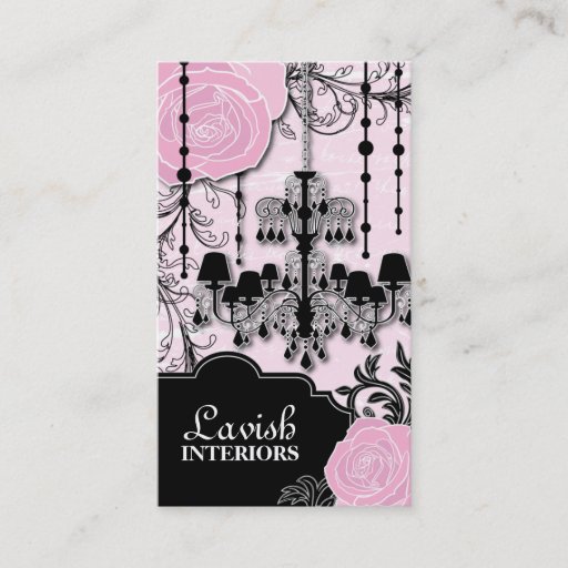 Customizable Vintage Designer Business Cards