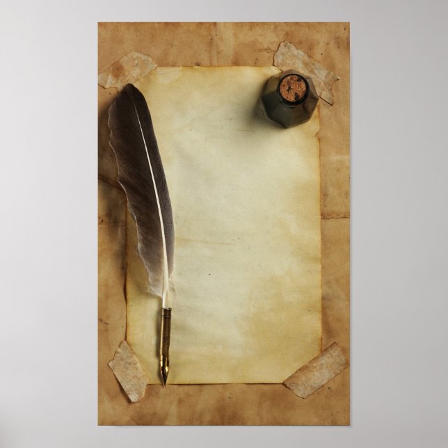 Vintage Desk Poster (Front)