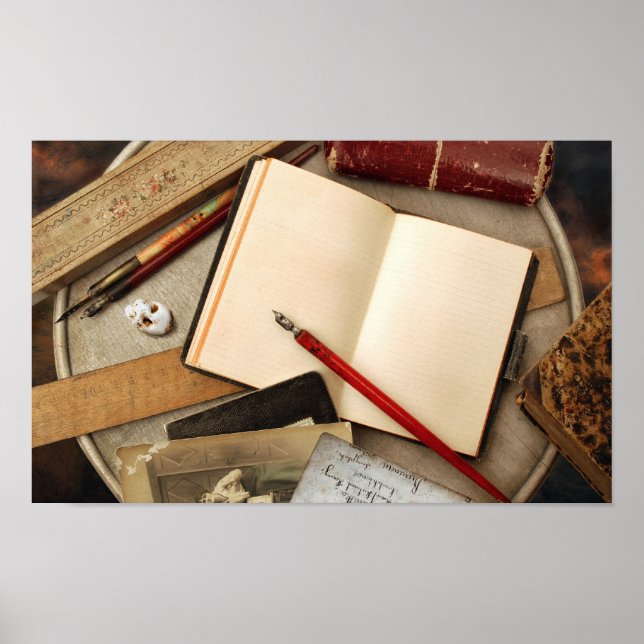 Vintage Desk Poster (Front)