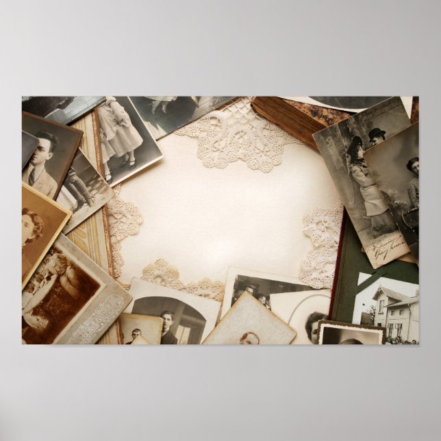 Vintage Desk Poster (Front)