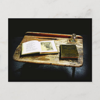 Vintage Desktop - Student Desk Postcard