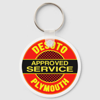 Vintage DeSoto service sign Keychain