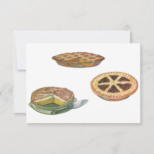 Vintage Desserts, Thanksgiving Pies, Pecan Pumpkin