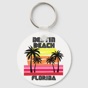 Vintage Destin Beach Florida Keychain