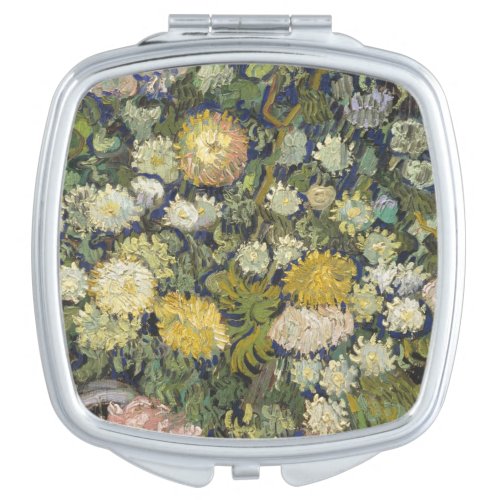 Vintage Detail from Van Goghs Bouquet of Flowers  Compact Mirror