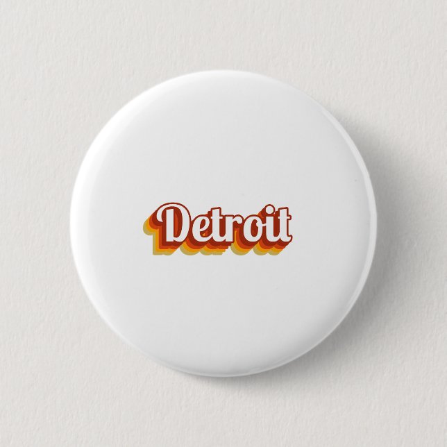 Vintage Detroit Button (Front)