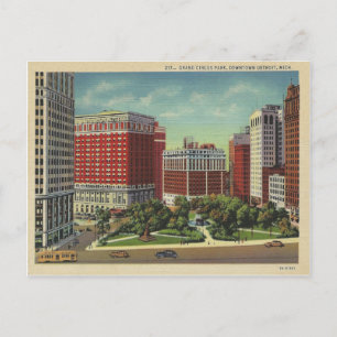 Vintage Detroit Michigan Postcard