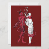 Vintage Devil and Woman Smoking (Front)