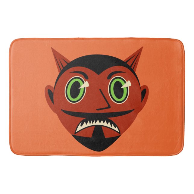 Vintage Devil Bath Mat (Front)