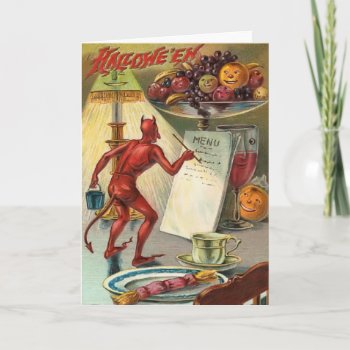 Vintage Devil Card by Vintage_Gifts at Zazzle