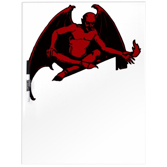 Vintage Devil Dry-Erase Board (Front)