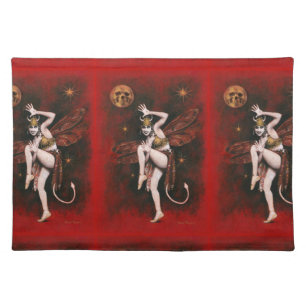 Vintage Devil Lady Place Mat