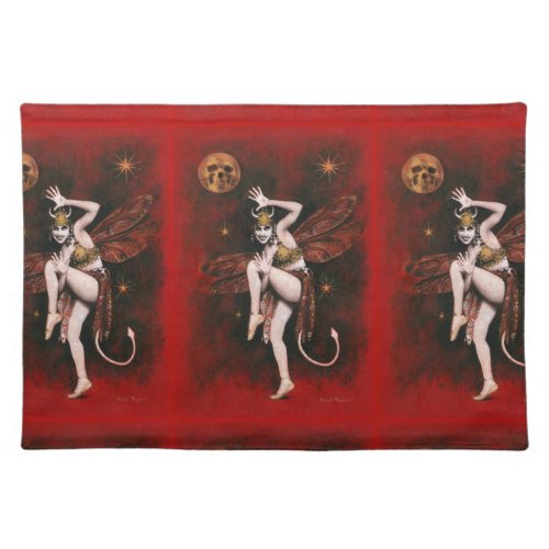 Vintage Devil Lady Place Mat