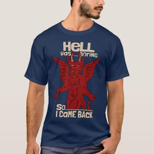Vintage Devil Lucifer T_Shirt