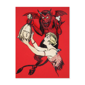 Vintage Devil Postcard