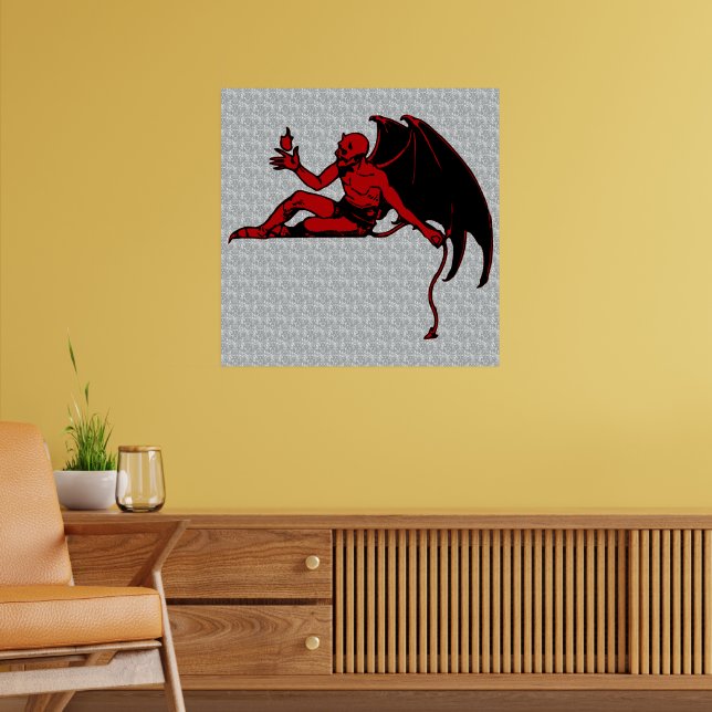Vintage Devil Poster | Zazzle