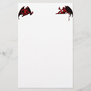 Vintage Devil Stationery