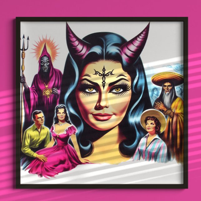 Vintage Devil Woman Poster (Creator Uploaded)