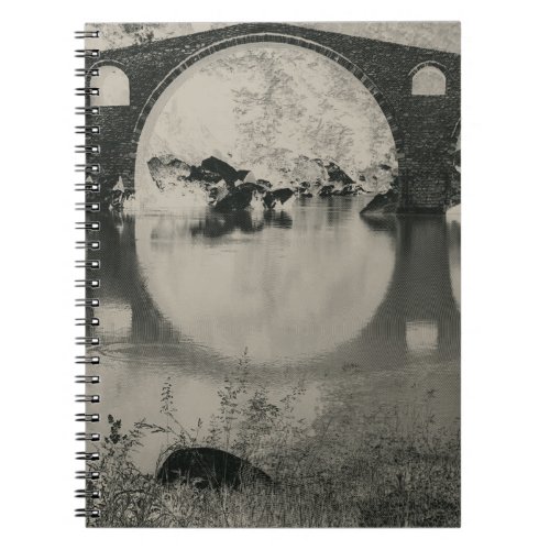 Vintage Devil's Bridge Sketch Art Notebook