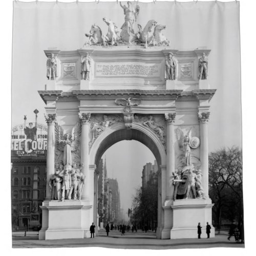 Vintage Dewey Arch Photograph 1900 Shower Curtain