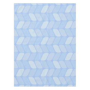Vintage Diagonal Rectangles Baby Blue Tablecloth