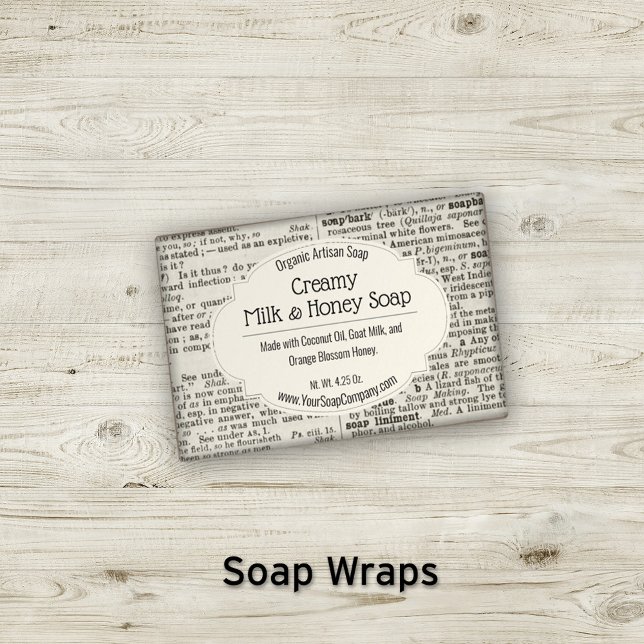 Vintage Dictionary Soap Definition Soap Wrap Paper (Creator Uploaded)
