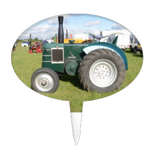 Vintage Diesel Tractor Cake Topper