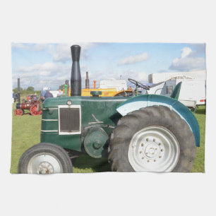 Vintage Diesel Tractor Kitchen Towel