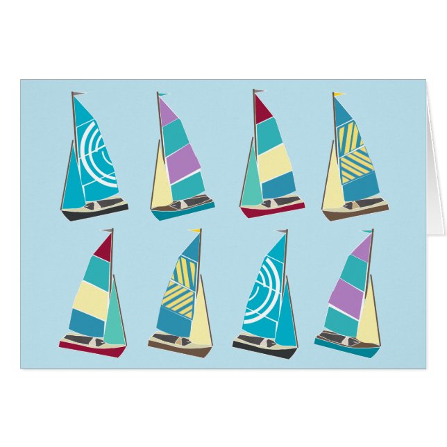 Vintage Dinghies Cards (Front Horizontal)