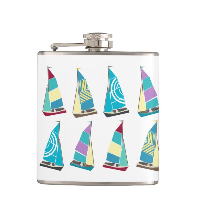 Vintage Dinghies Flask (Front)