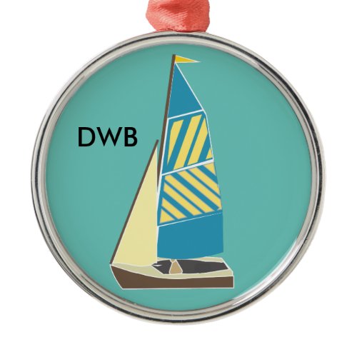 Vintage Dinghies Metal Ornament