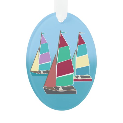 Vintage Dinghies Photo Ornament
