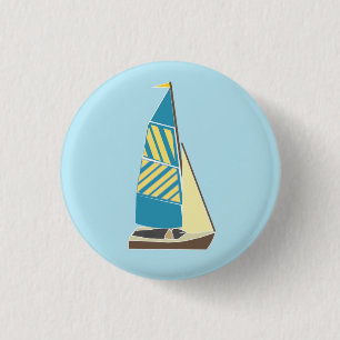Vintage Dinghy 3 Button