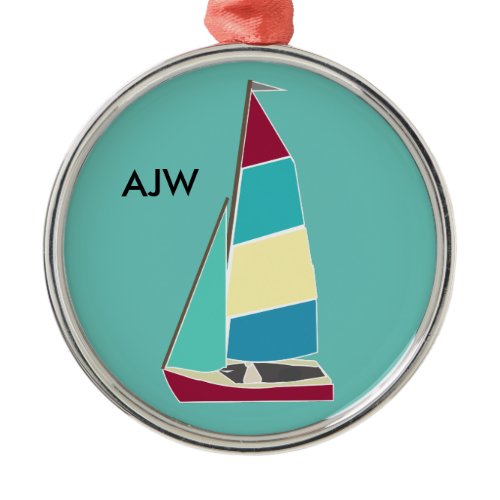 Vintage Dinghy Metal Ornament