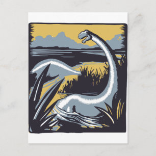 Vintage Dinosaur Postcard