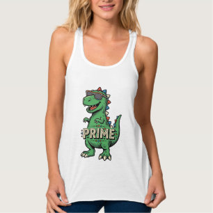 Vintage Dinosaur Sunglasses Prime Cartoon Shirt_1 Tank Top