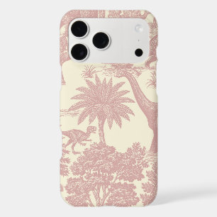 Vintage Dinosaur Toile Pattern Prehistoric Jungle iPhone 17 Pro Max Case