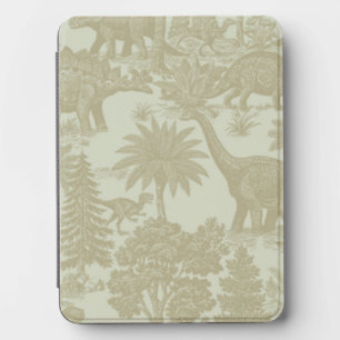 Vintage Dinosaur Toile Pattern Prehistoric Jungle Kindle Cover