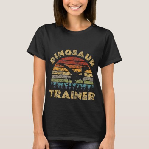 Vintage Dinosaur Trainer Halloween Costume Retro S T_Shirt