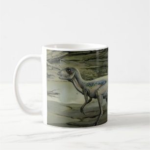 Vintage Dinosaurs, a Cretaceous Hypsilophodon Coffee Mug