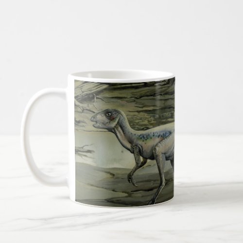 Vintage Dinosaurs a Cretaceous Hypsilophodon Coffee Mug